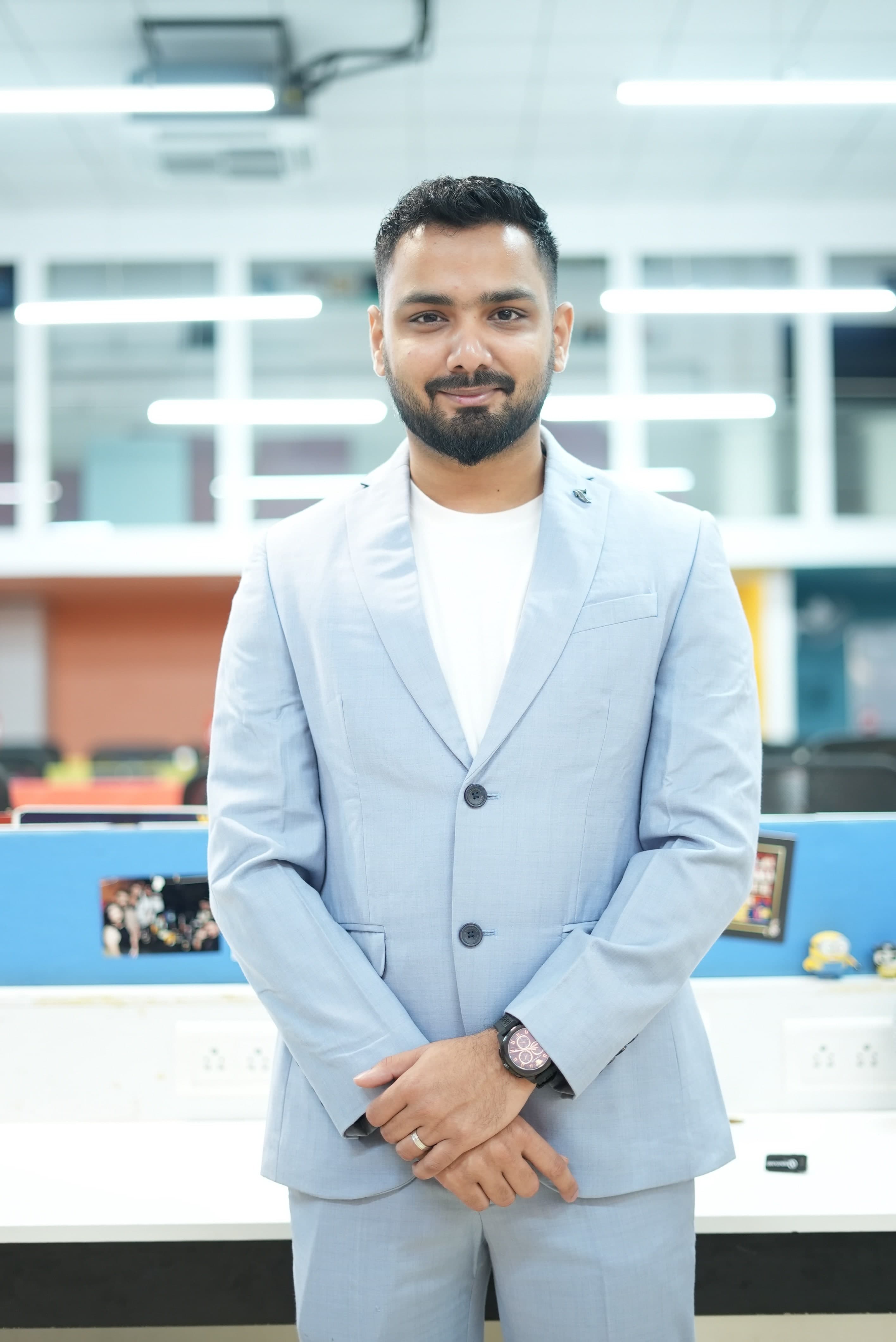 Rishi Jain during a corporate session
