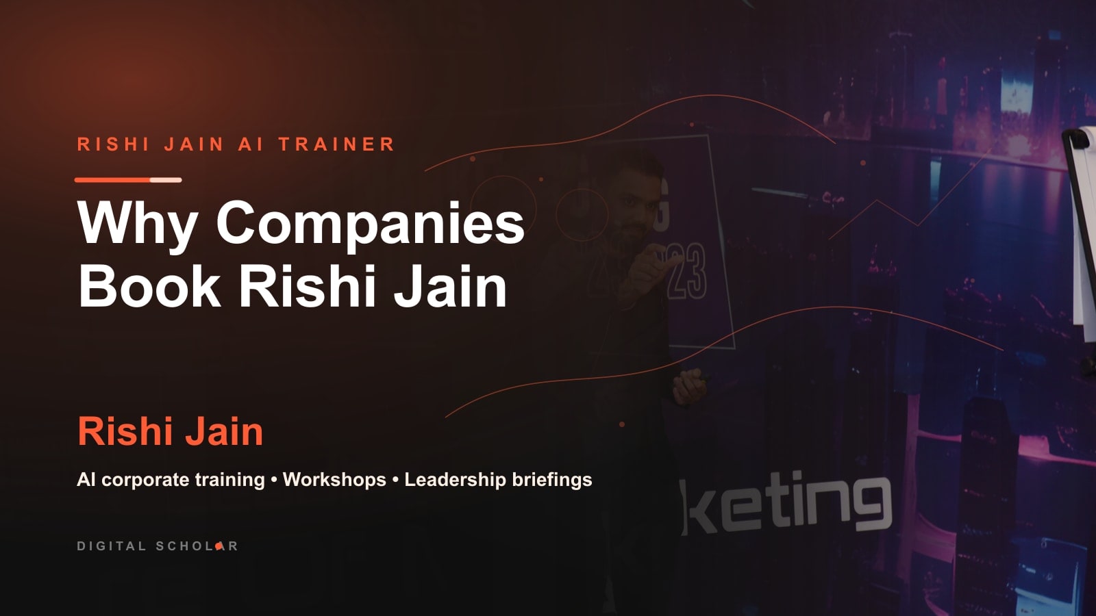 Why companies book Rishi Jain for AI corporate training